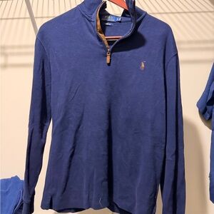 Polo by Ralph Lauren Men's Navy Quarter-Zip Pullover